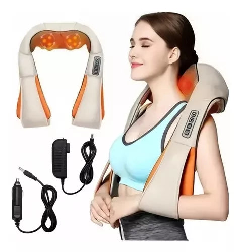 Masajeador Lumbar Cuello Cervical Electrico Potente Pro/9108